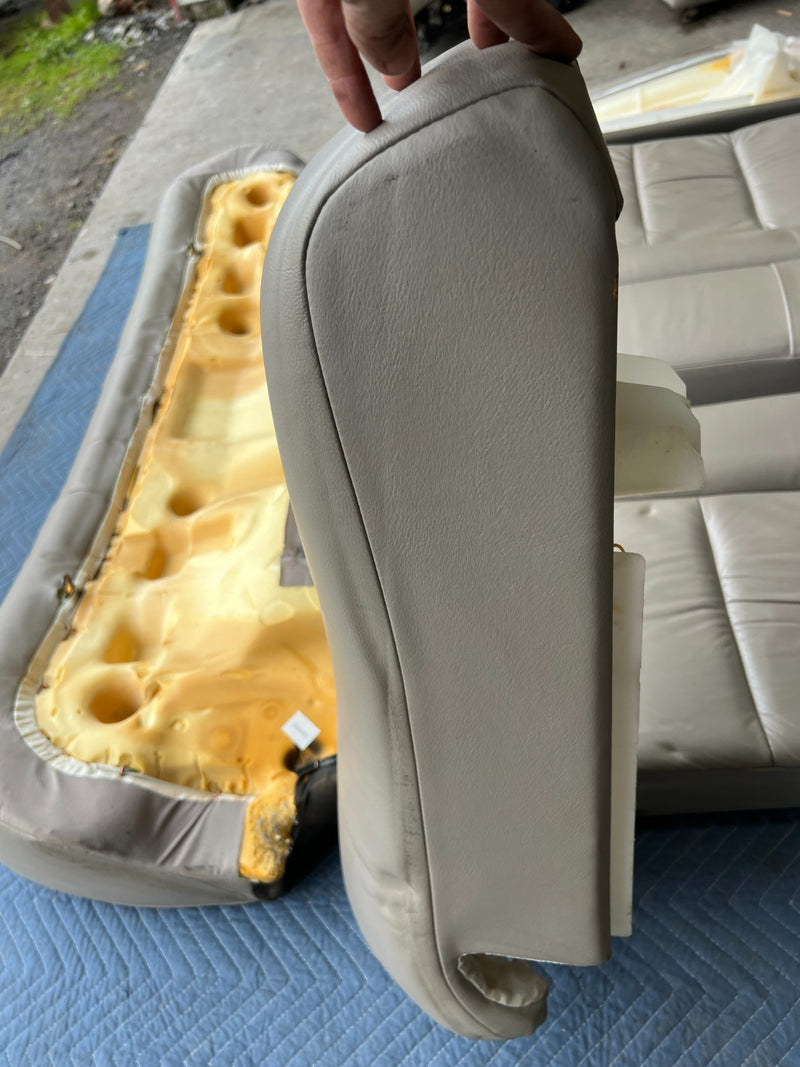 2002-2006 Toyota Camry Complete Rear Seat Assembly Beige Leather OEM #5007EM