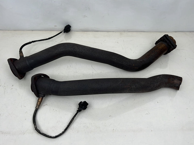 1996-2003 Audi S8 D2 A8 V8 Exhaust Down Pipe Pair OEM #6463EM