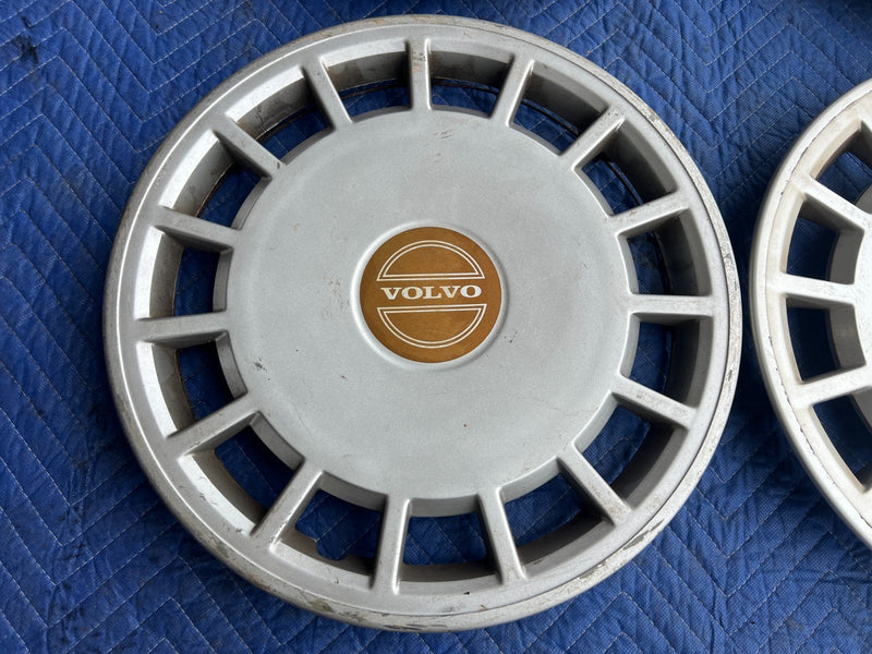 1989-1995 Volvo 740 940 Sedan Hub Cap Wheel Rim Cover Full Set of 4 OEM #3752EM