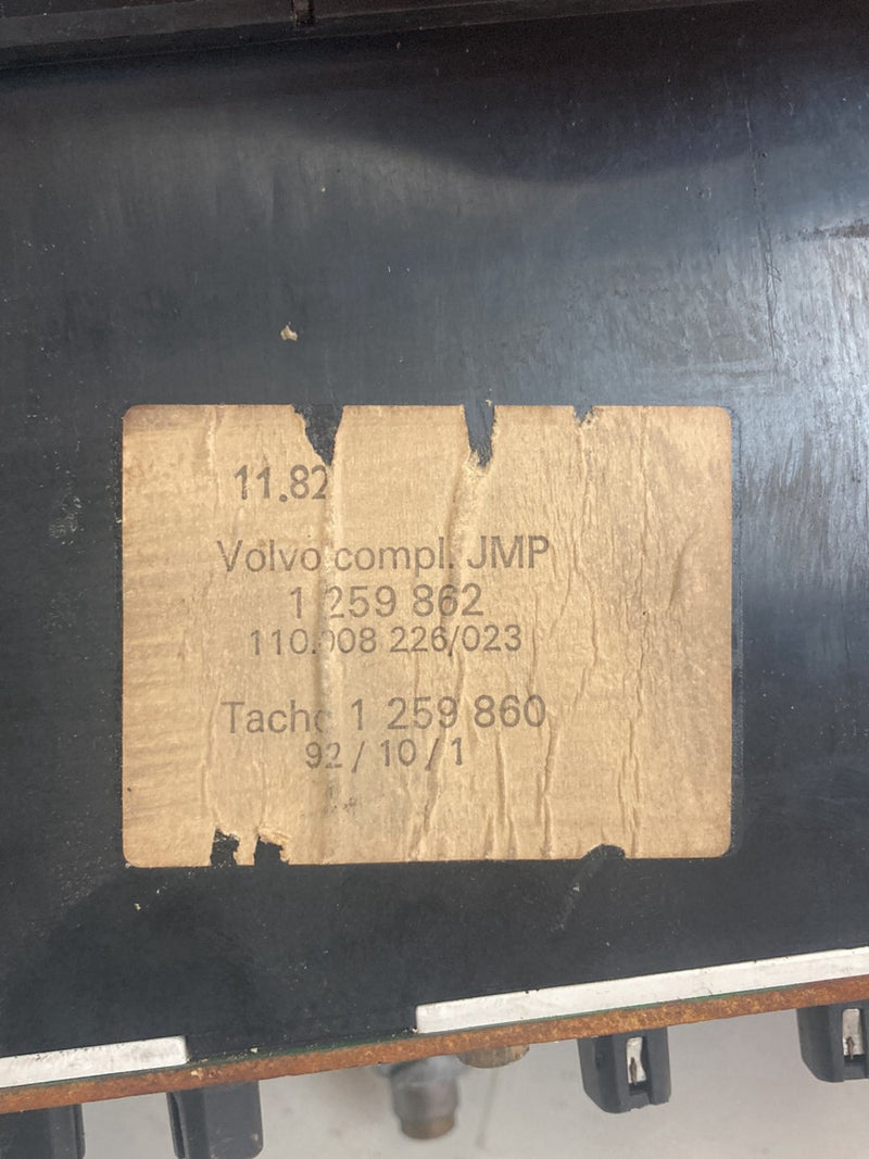 1975-1980 Volvo 244 Gauge Cluster Diesel Speedometer 1259826 1259860 OEM #4265M