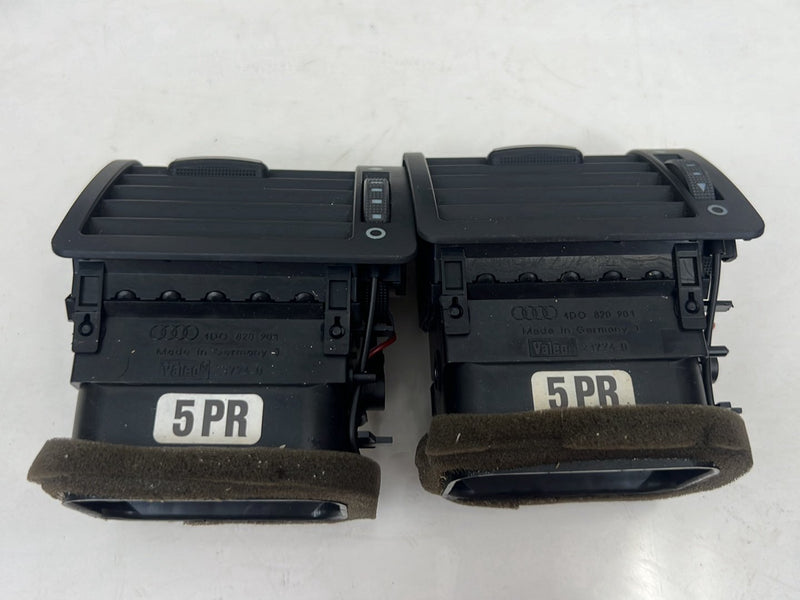 2001-2003 Audi S8 D2 A8 HVAC AC Heat Dash Vent Duct Set OEM #6102EM