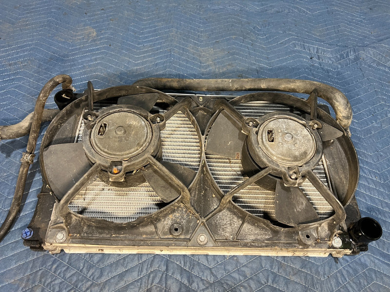 1983-1985 Porsche 944 Radiator & Cooling Fan Stack Pair Assembly OEM #2498EM