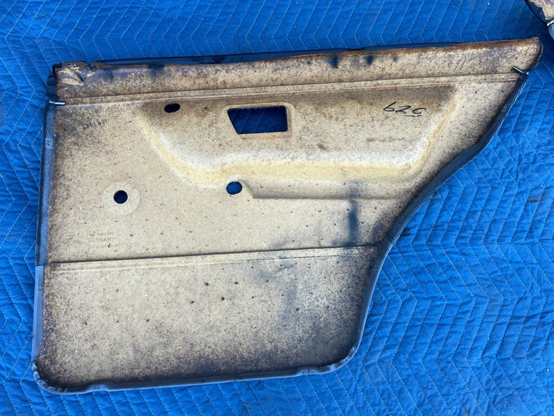 1985-1992 VW Golf Door Card Set of 4 Gray Cloth 193867212 193867211 OEM