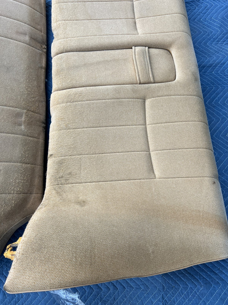 1986-1993 Volvo 240 244 *Sedan Only* Rear Bench Set Tan Cloth OEM #4208EM