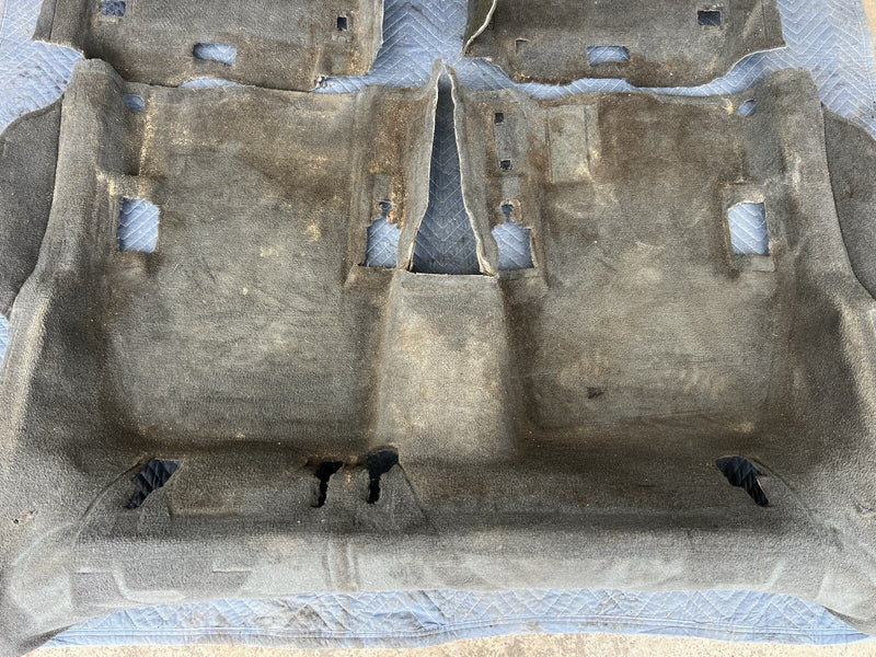 1998-2000 Volvo V70R V70 Molded Carpet Set Front & Rear Charcoal Black OE #4071E