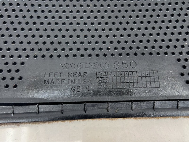 1993-1997 Volvo 850 Front & Rear Carpet Floor Mat Set of 4 Gray OEM