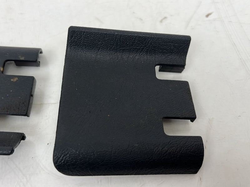 1993-1997 Volvo 850 Lower Seat Track Trim Cover Set Gray OEM