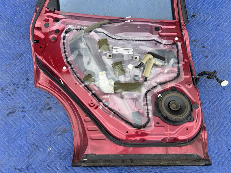 2008-2010 Nissan Rogue Driver Left Rear Door Assembly Red OEM #2041CN