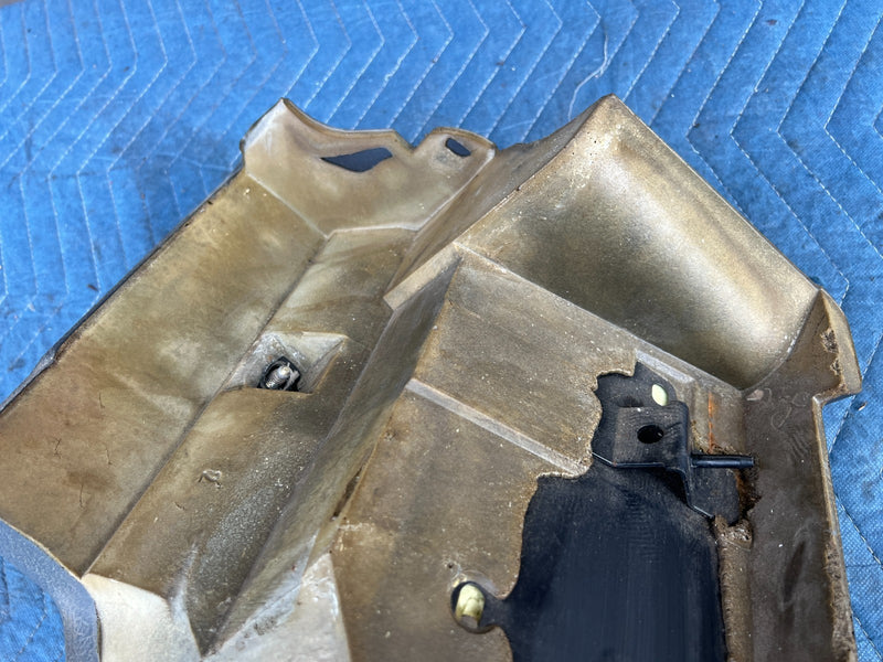 1986-1993 Volvo 240 244 245 Dash Left Knee Bolster Kick Panel Trim OEM #4384EM