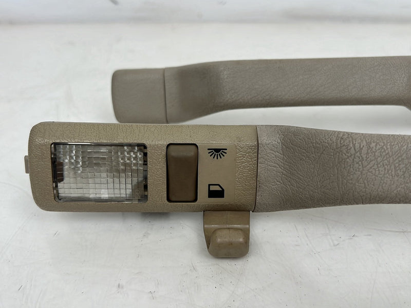1993-1997 Volvo 850 Overhead Grab Handle Set of 4 w/ Lights Beige OEM