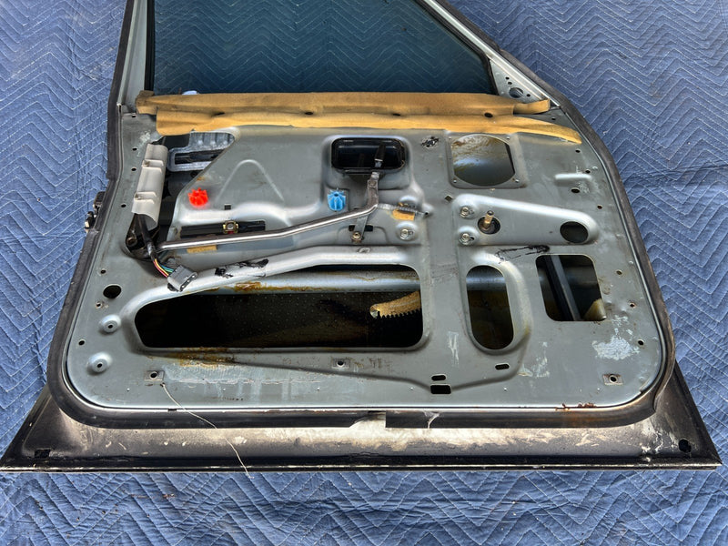 1986-1993 Volvo 240 244 245 Front Driver Left LH Door Blue Complete OEM #4135EM