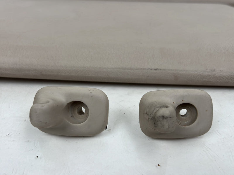 1990-1992 Volvo 740 745 940 Left & Right Sun Visor Shade Pair Tan OEM #5841EM