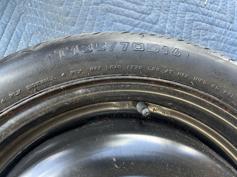 1980-1985 Cadillac Seville Spare Tire Donut Emergency Rim GM OEM #3437M