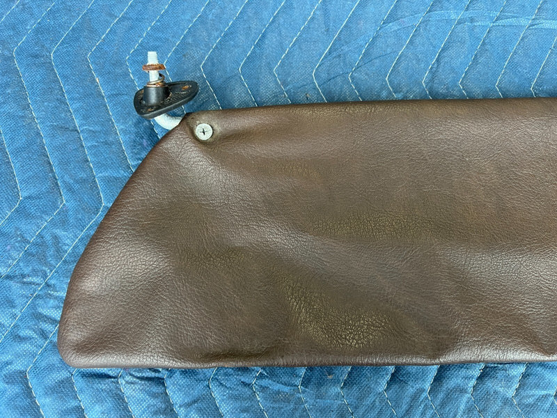 1983-1985 Porsche 944 Right & Left Brown Sun Visor Shade Pair OEM #2422EM