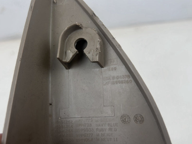 1995-1999 Chevrolet Silverado Tahoe Sierra Corner Mirror Trim Tan OEM #5523EM