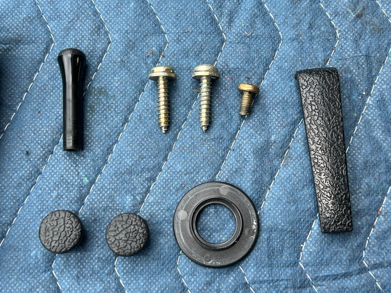 1986-1993 Volvo 240 244 245 Rear Left LH Crank & Door Card Hardware OEM #4081EM