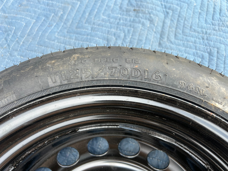 2006-2010 Pontiac G6 Spare Tire Donut 125/70D16 OEM #59DU