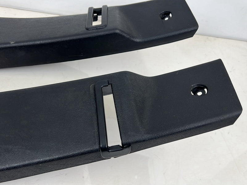1990-1992 Volvo 740 745 940 Left & Right B Pillar Trim Pair Black OEM #5865EM