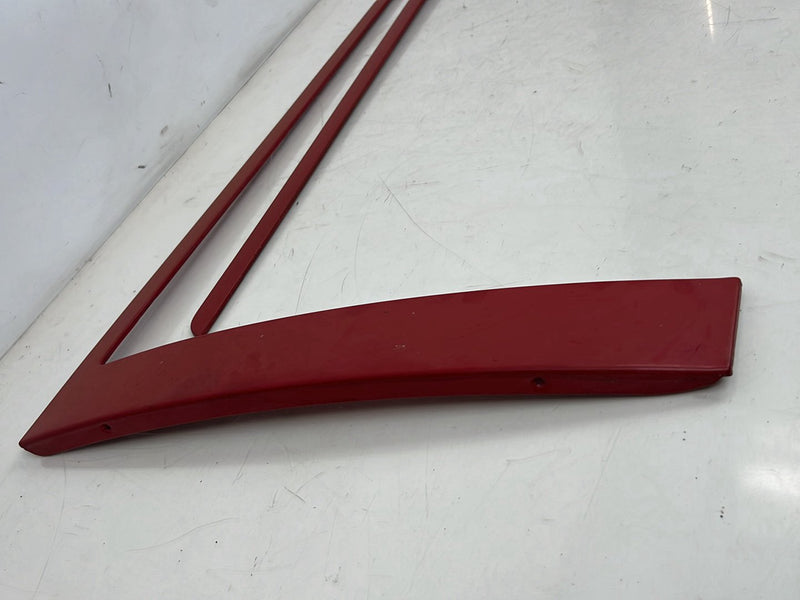 1993-1997 Volvo 850 Wagon Exterior Rear Side Window Trim Pair Red OEM
