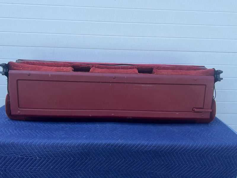 1988-1994 Chevy Silverado GMC Ext Cab Rear Bench Seat Two-Tone Maroon OE #5534EM