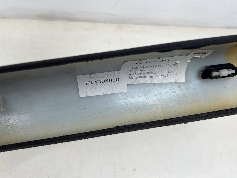1996-2003 Audi S8 D2 A8 Rear Left & Right C Pillar Trim Pair Black OEM #6382EM