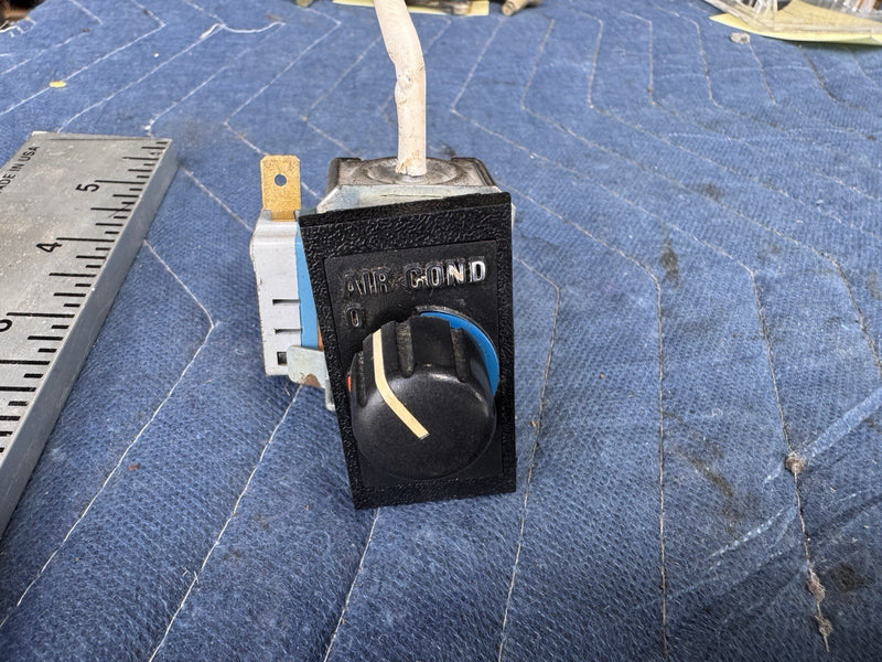 1986-1993 Volvo 240 244 245 Air Conditioning Switch Dial AC Dash OEM #4934E