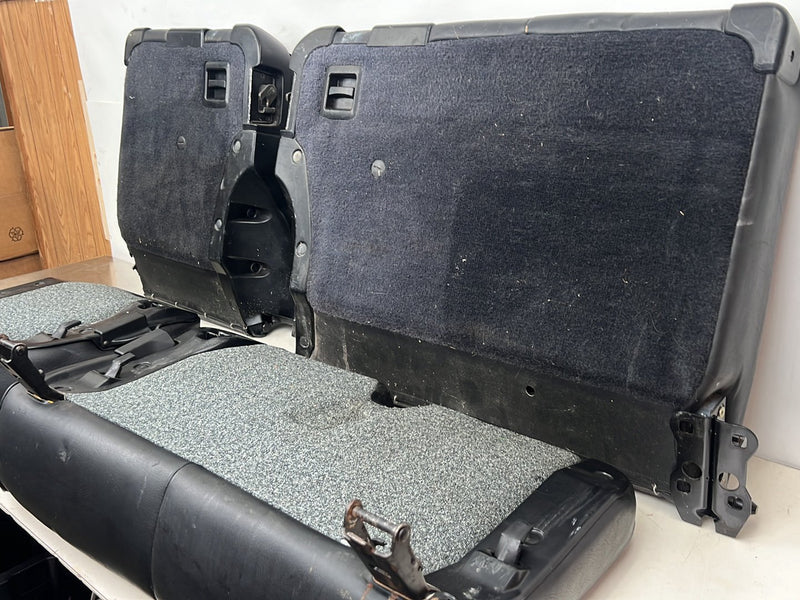 1990-1992 Volvo 740 745 940 Wagon Black Leather Rear Seat Assembly OEM #5985EM