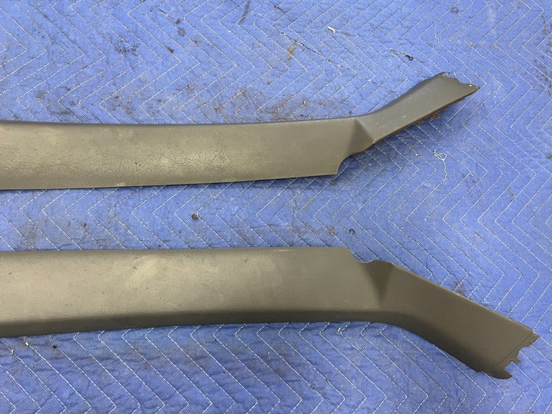 1992-1995 Volvo 940 740 Right & Left Front A Pillar Trim Pair Gray OEM #3194EM