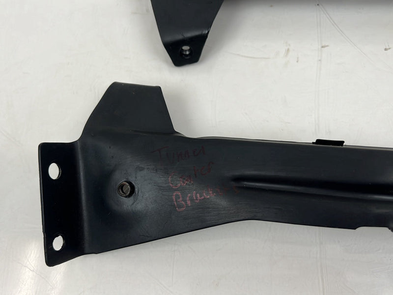 1975-1980 Volvo 244 240 Left & Right Center Tunnel Bracket Pair OEM #5347EM