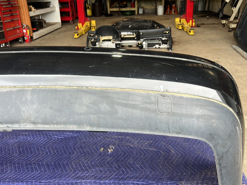 1996-2003 Audi S8 D2 A8 Rear Bumper Cover Panel Assembly Black OEM #6532EM