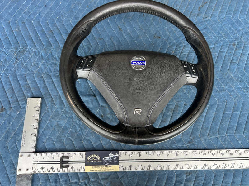 2005-2007 Volvo S60R V70R Steering Wheel Assembly Black Leather 14926 OE #2867EM