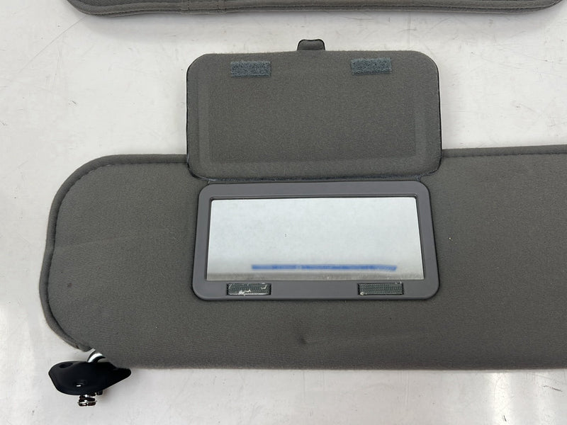 1993-2000 Ford Ranger Left & Right Sun Visor Shade Pair Gray Cloth OEM #6012EM