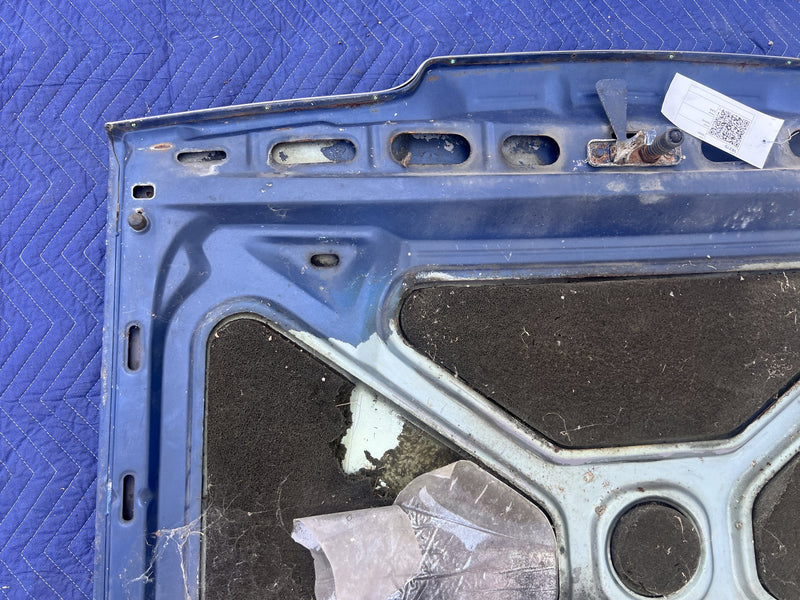 1975-1980 Volvo 244 Front Hood Panel Engine Bonnet Blue OEM #5435EM