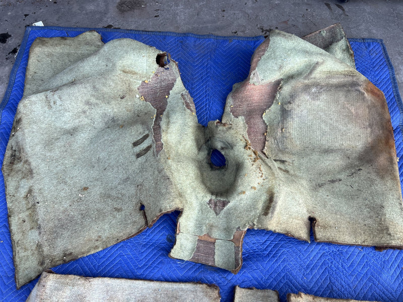 1967-1974 Volvo 140 142 Molded Carpet Full Set Brown OEM #5081EM