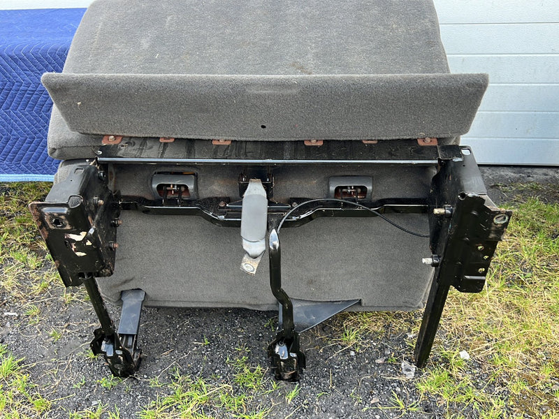 2003-2007 Chevy Silverado GMC Sierra Split Bench Rear Seat Gray Cloth OE #5509EM