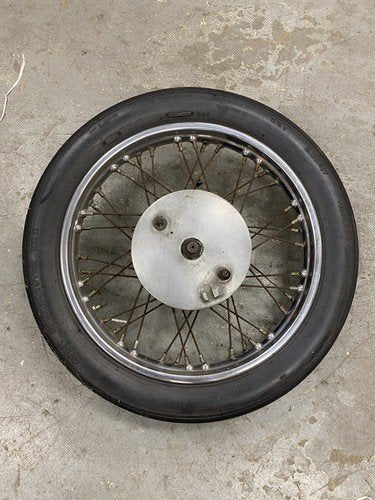 1966 Triumph Bonneville T120R T120 R 650 Trophy 17” TR6 Front Wheel Brake #1582E