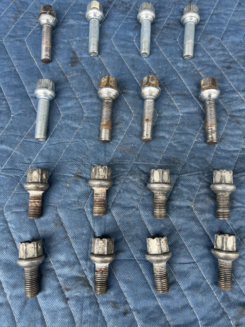 1985-1992 Volkswagen Golf Wheel Nut Lug Nut Stud Set of 16 OEM