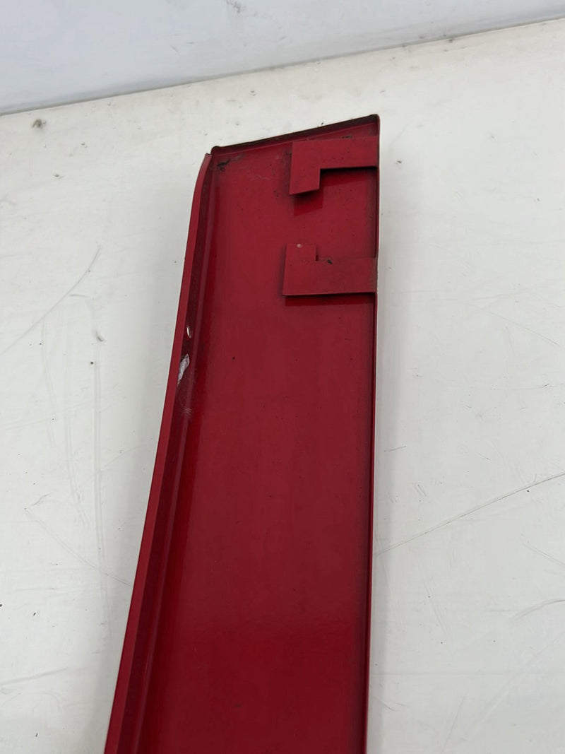 1993-1997 Volvo 850 Wagon Exterior Rear Side Window Trim Pair Red OEM