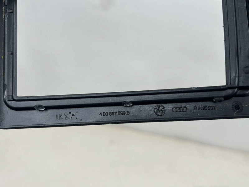 1996-2003 Audi S8 D2 A8 Dash Radio Surround Bezel Trim 4D0867599 OEM #6438EM