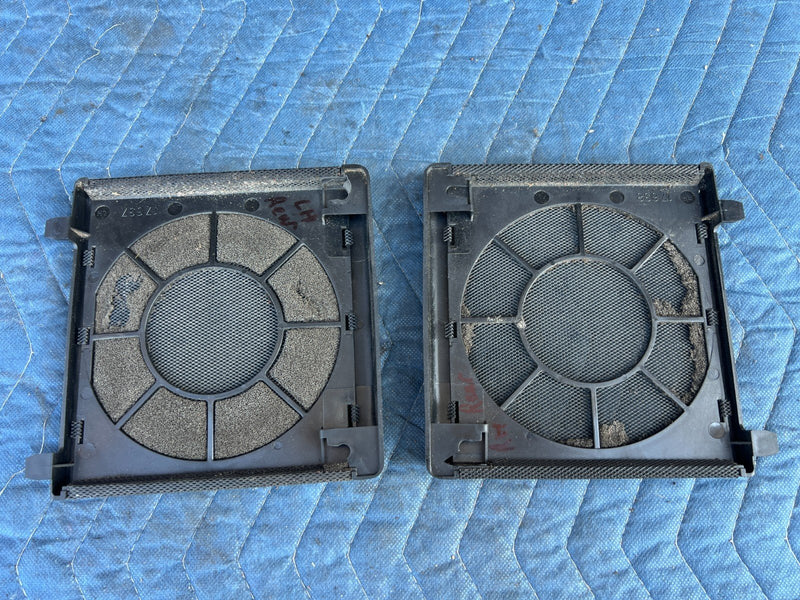 1989-1995 Volvo 740 940 Left & Right Rear Speaker Grille Cover Trim OEM #3919EM