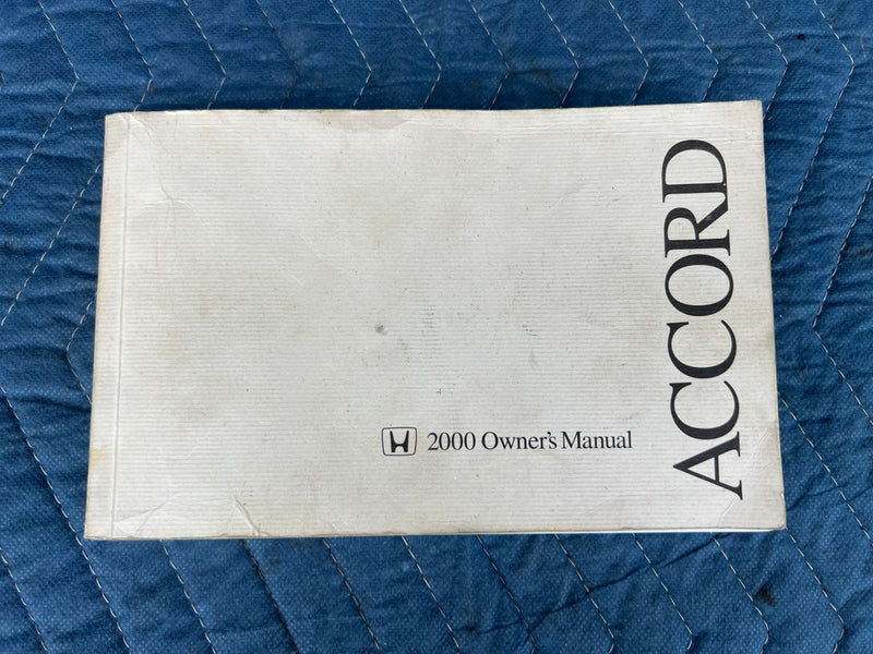 1998-2002 Honda Accord User Owners Operators Manual Driver Literature  #1954CN