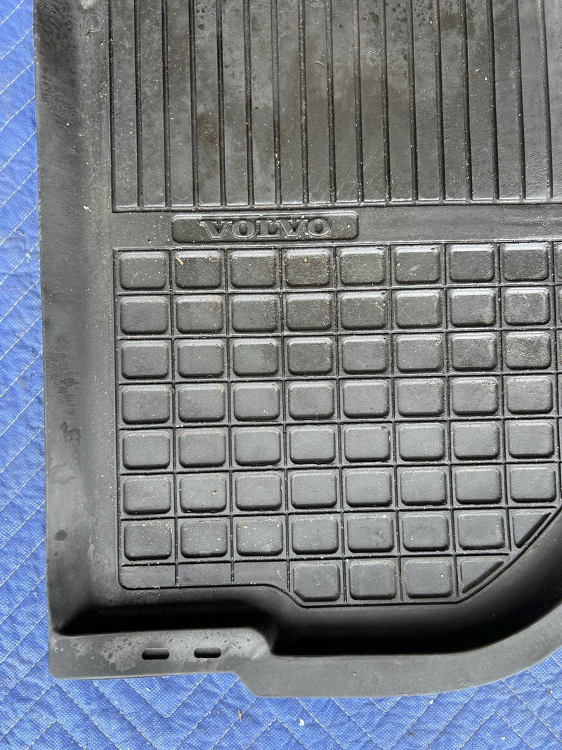 1993-1997 Volvo 850 850R Charcoal All Weather Rubber Floor Mat Pair OEM #4428E