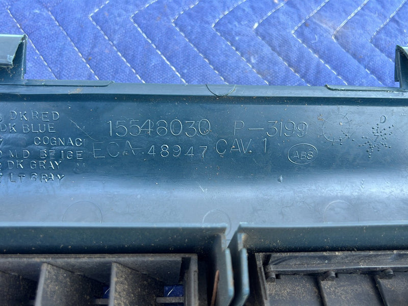 1988-1994 Chevrolet Silverado Center Dash Air Vent Radio Bezel Blue OEM #5501EM