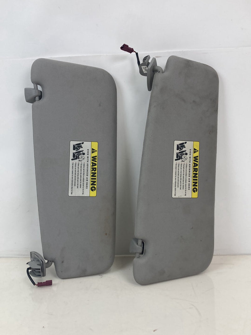 2003-2007 BMW 545i E60 Sun Visor Pair Gray OEM #4936M