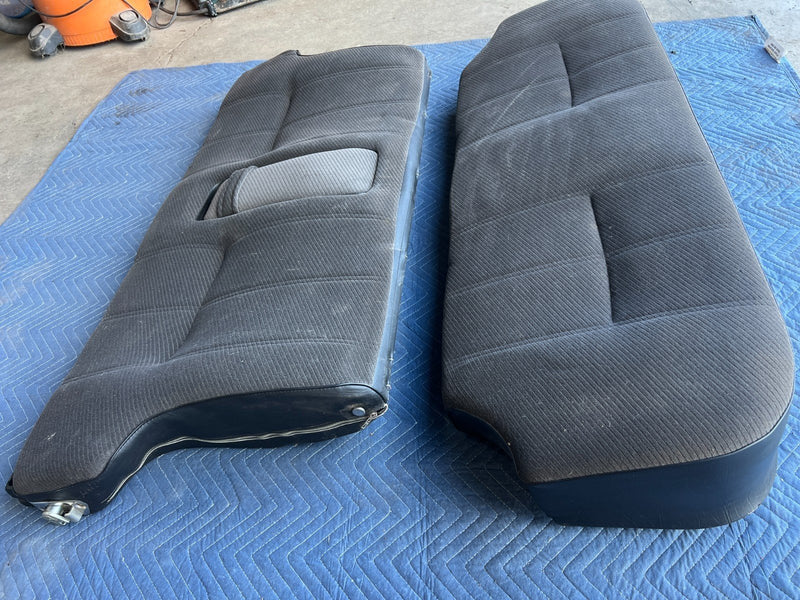 1986-1993 Volvo 240 245 *Wagon Only* Rear Bench Seat Black Cloth OEM #4139EM