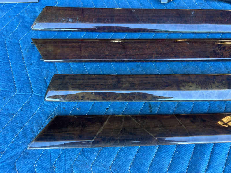 2000-2005 BMW 330xi 325xi E46 Front Dash Wood Trim Molding Set OEM #4825EM
