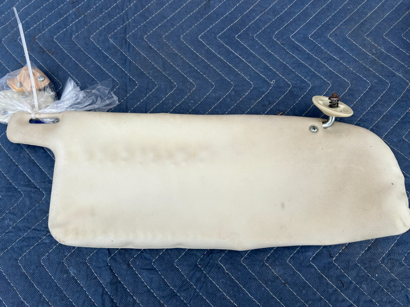 1967-1974 Volvo 140 142 144 145 Right & Left Sun Visor Shade White OEM #4868EM