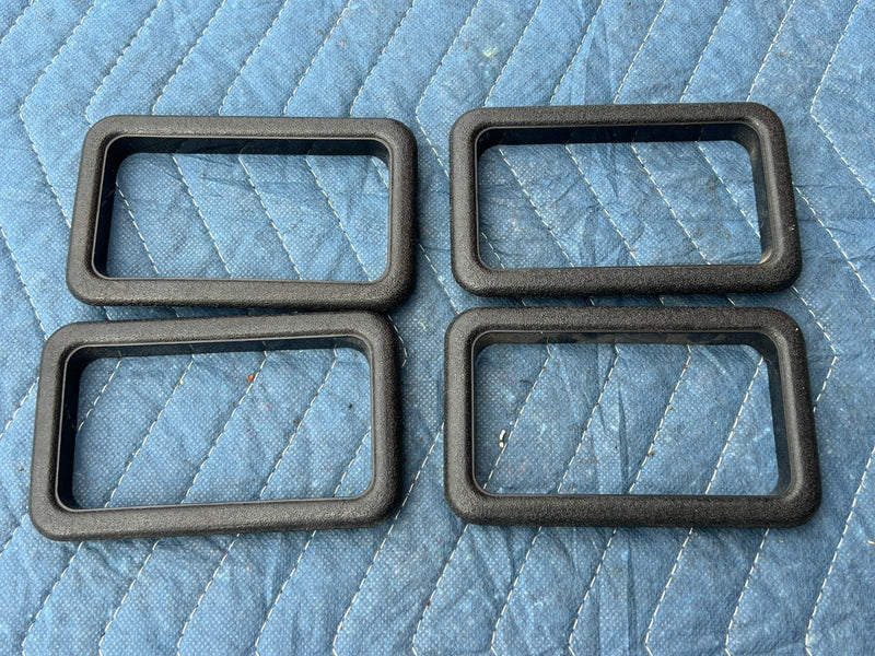 1986-1993 Volvo 240 244 245 Interior Door Handle Trim Surround Black OEM #4060EM