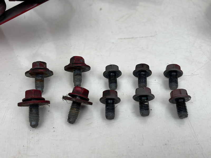 1993-1997 Volvo 850 Left & Right Engine Bonnet Hood Hinge Pair Red OEM