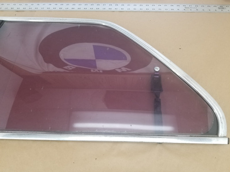1984-93 BMW E30 318i 325i Rear Driver Left Window w/ Glass 2 Door OEM #496CN